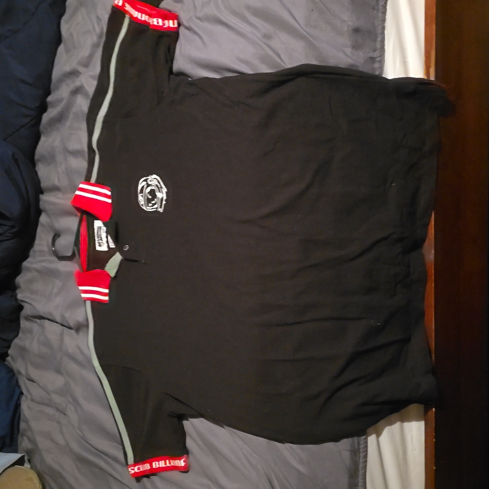 Billionaire Boys Club XL Mens polo red, black and green